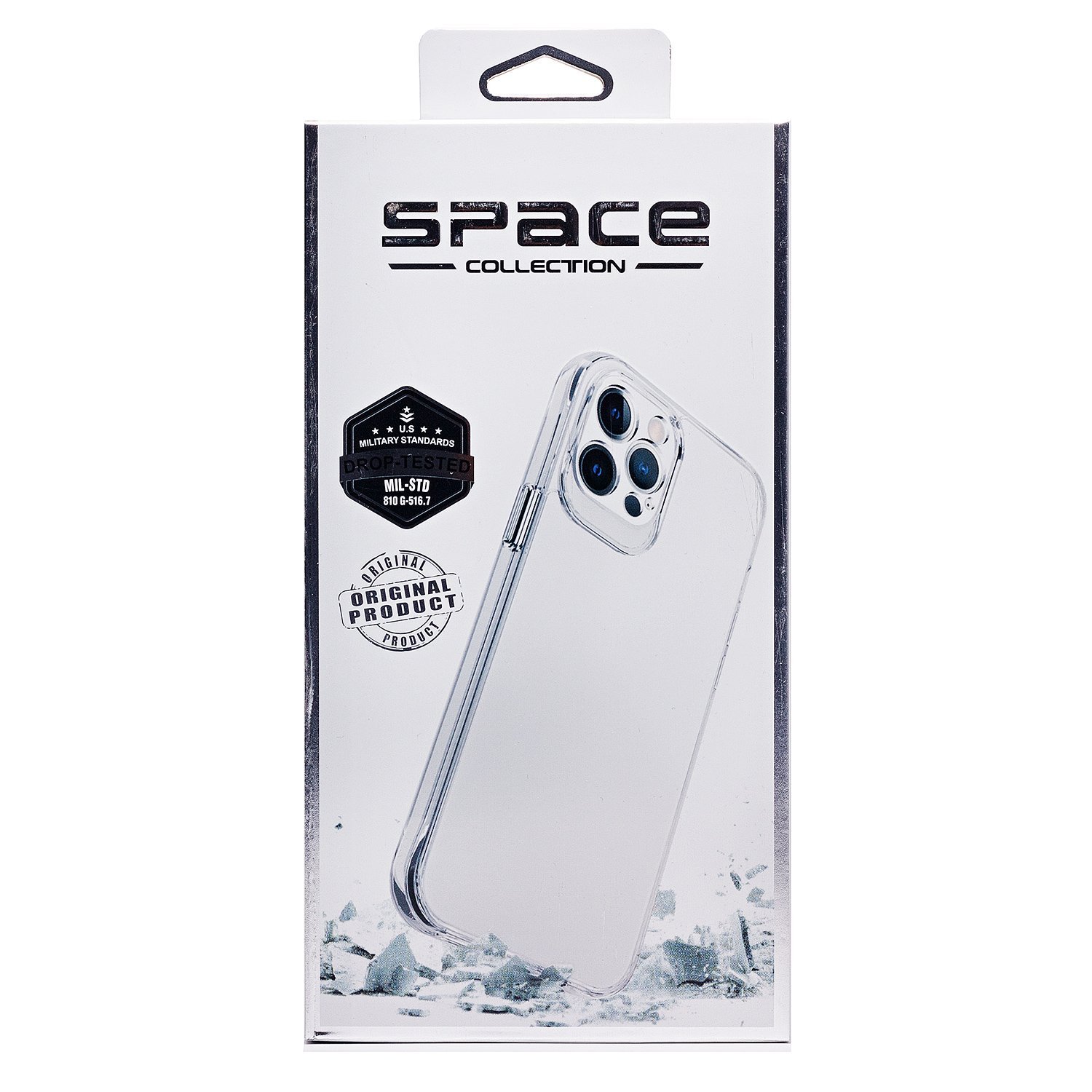 Чехол силиконовый прозрачный Spase iPhone 11