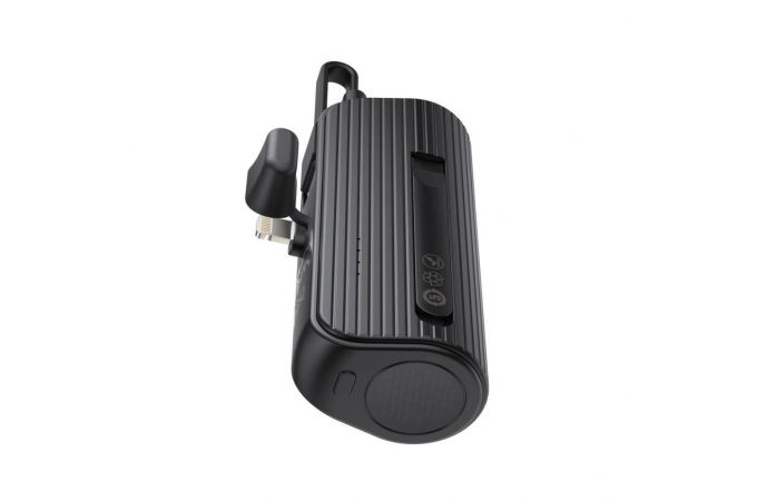 Внешний аккумулятор Power Bank 5000 mAh XO PR220 iP PD20W/QC20W каб type-c+type-c, черн