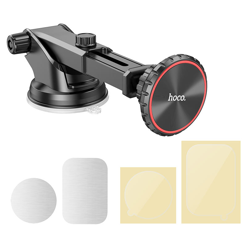 Держатель автомобильный HOCO CA98 City center console magnetic, черный
