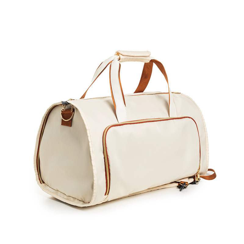 Сумка дорожная портплед рюкзак бежевая