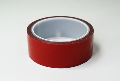 Скотч двухсторонний вспененный красный 3.5см (3M)