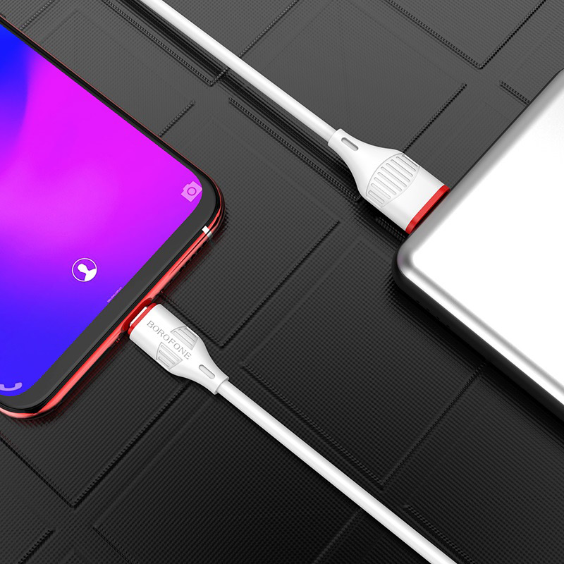 USB кабель micro USB BOROFONE BX17 Enjoy (100см), белый