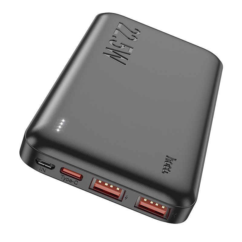 Внешний аккумулятор Power Bank 10000 mAh HOCO J101 Astute 22.5W, черный