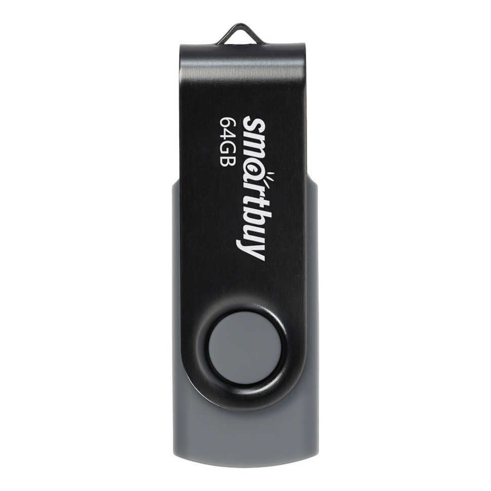 USB флеш-накопитель Smartbuy 64 GB USB 2.0 Twist, черный