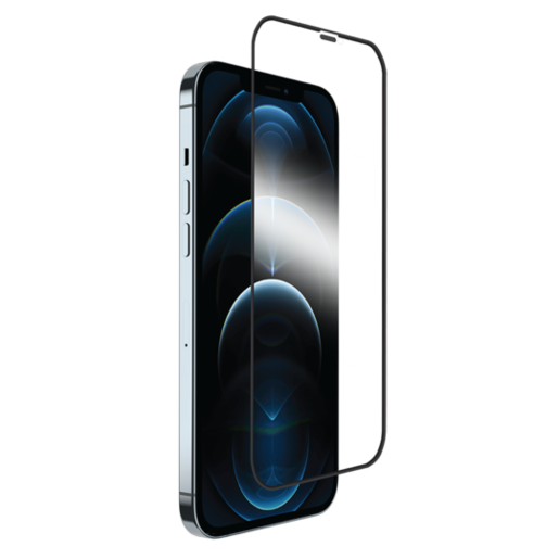 Защитное стекло iPhone 12 mini Surfase 6D, черное (тех упаковка)