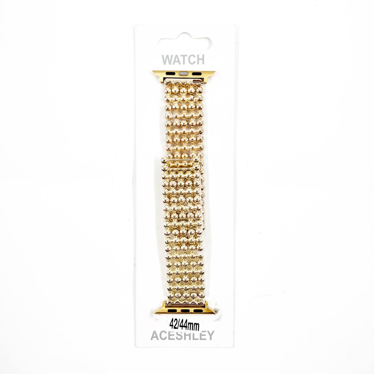 Ремешок металлический для Apple Watch 42/ 44 мм, золото (01)