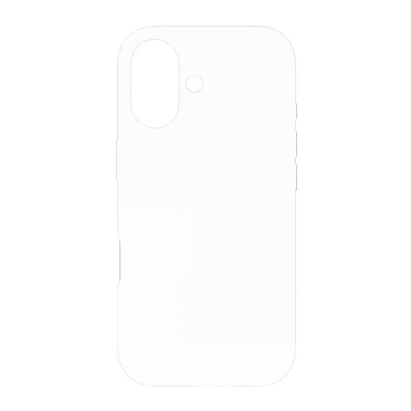 Чехол силиконовый гладкий Soft Touch iPhone 17, белый (закрытый низ)