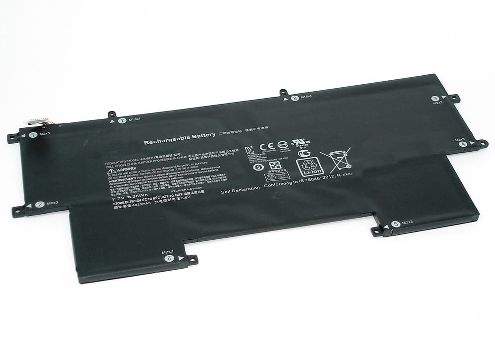 АКБ EO04XL для ноутбука HP EliteBook Folio G1 7.7V 4820mAh (Org)