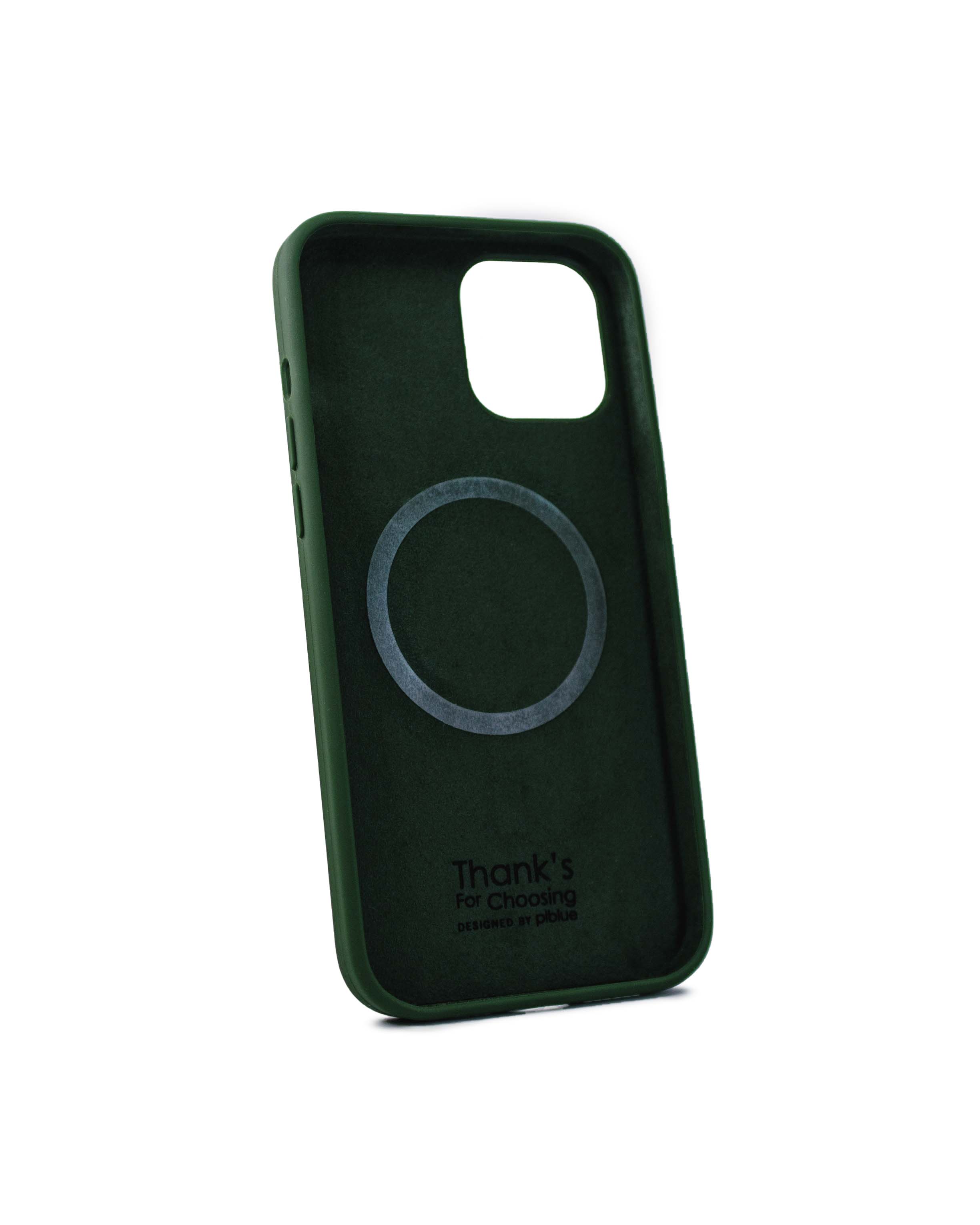 Чехол Piblue iPhone 12 Pro Max Silicone MagSafe, зеленый