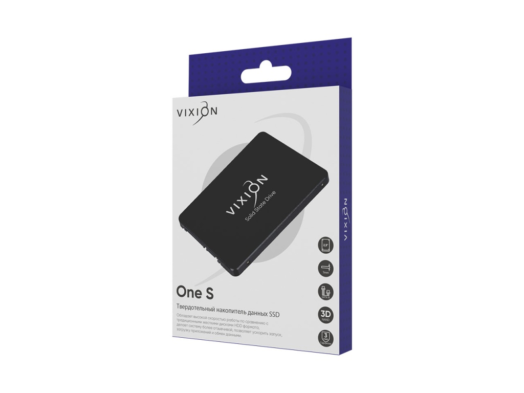 Накопитель SSD 2.5" Vixion 128GB SATA III One S