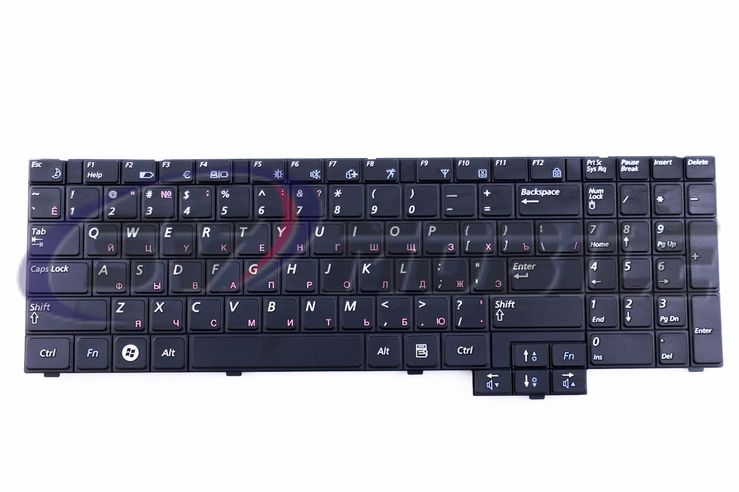 Клавиатура для ноутбука Samsung R620 черная