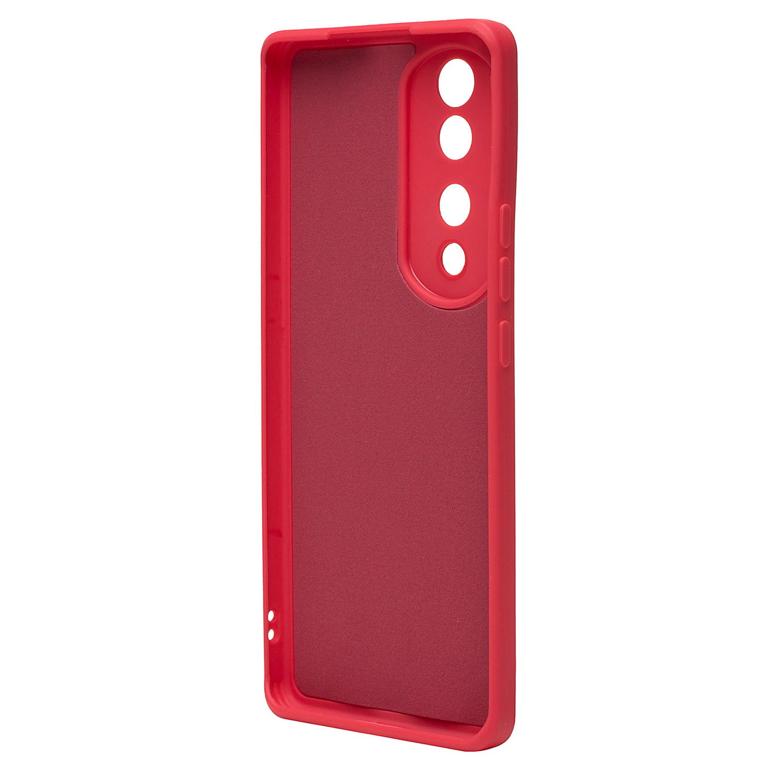 Чехол силиконовый гладкий Soft Touch Huawei Honor 70 Pro, красный