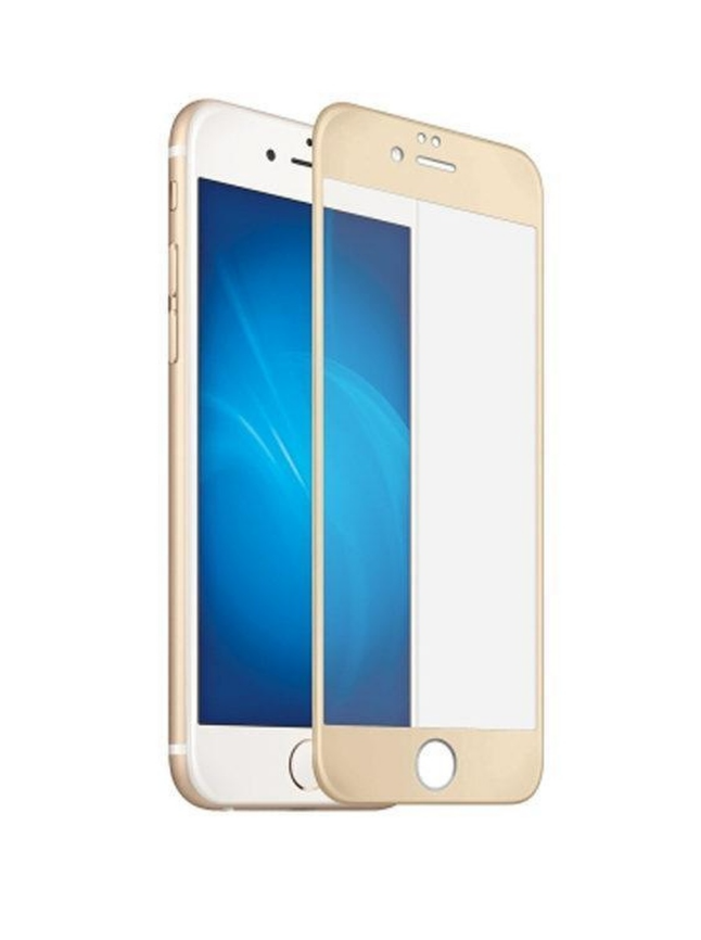 Защитное стекло iPhone 6/ 6S 5-10D, золото