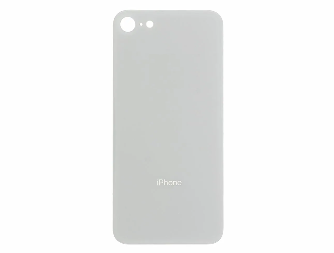 Задняя крышка iPhone 8 стеклянная, легкая установка, белый (CE)