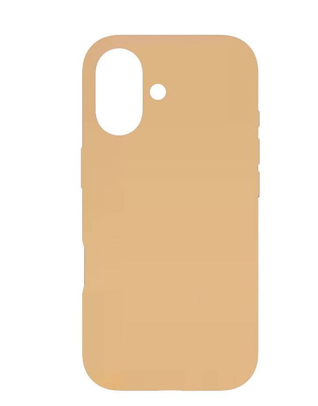 Чехол силиконовый гладкий Soft Touch iPhone 17, золотая пустыня (закрытый низ)