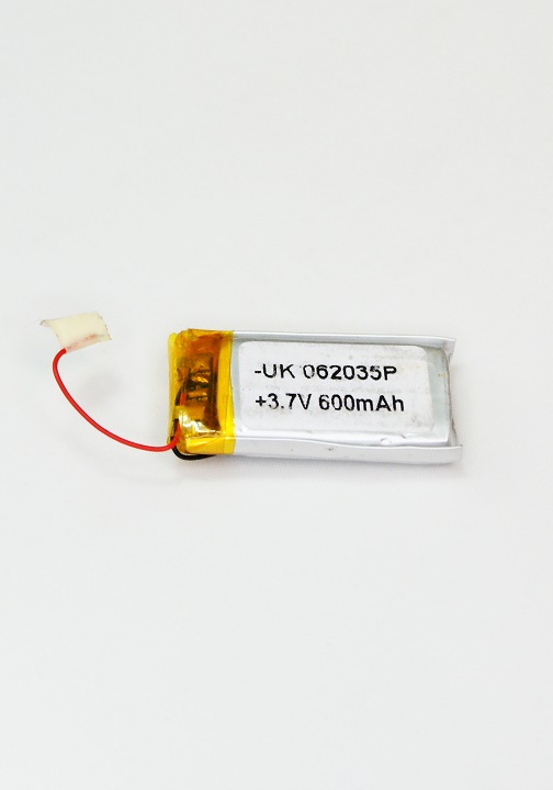 АКБ универсальная на проводах 35/ 20/ 6 мм (3.7V, 600 mAh)