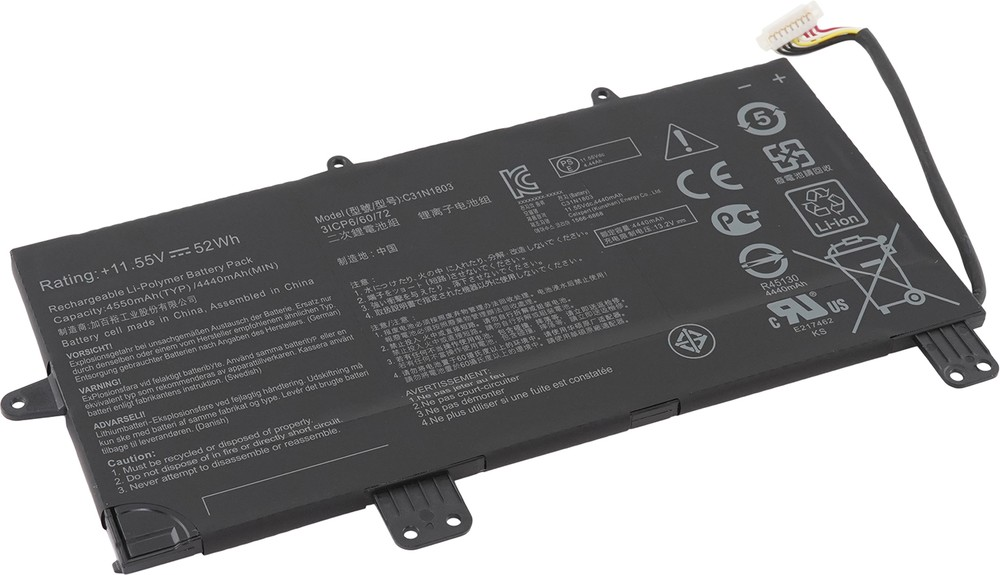 АКБ C31N1803 для ноутбука Asus ZenBook Pro 14 UX450FD 11.55V 52Wh (Org)