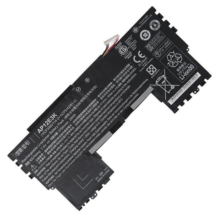 АКБ AP12E3K для ноутбука Acer Aspire S7-191 7.4V 3790mAh 28Wh (Org)