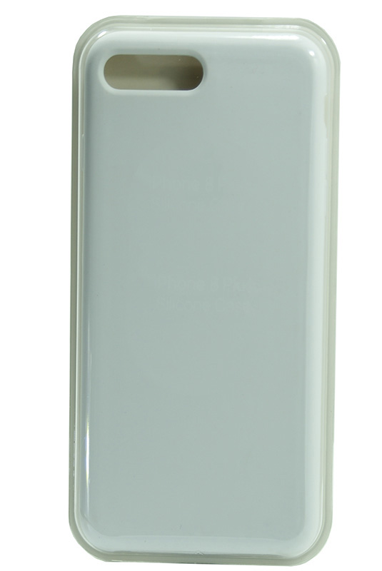 Чехол силиконовый гладкий Soft Touch iPhone 7 Plus/ 8 Plus, белый №9