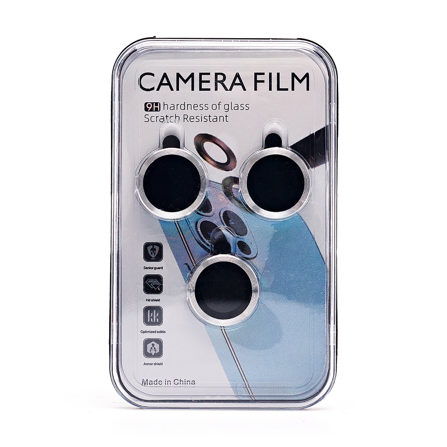 Защитное стекло для камеры CG01 для  iPhone 14 Pro/14 Pro Max, белое