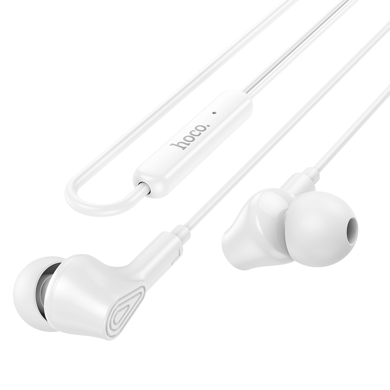 Наушники HOCO M102 Ingenious с микрофоном, белые