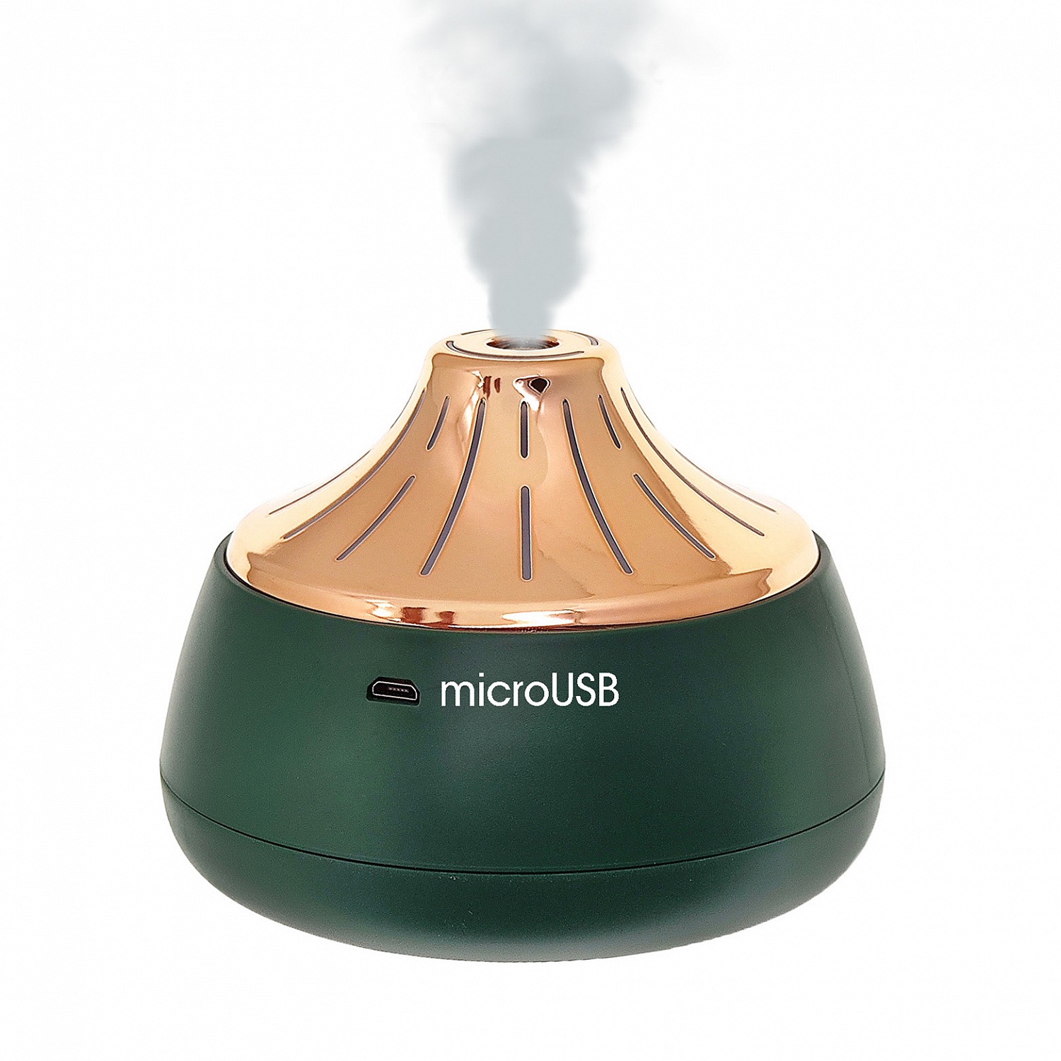 Увлажнитель воздуха настольный HOM02, изумрудный с золотом