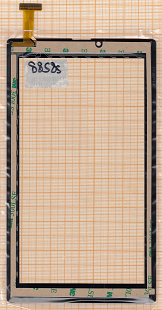Тачскрин для планшета Irbis TZ712 (7'', маркировка шлейфа IRBIS-TZ712, размеры 182*103мм, черный