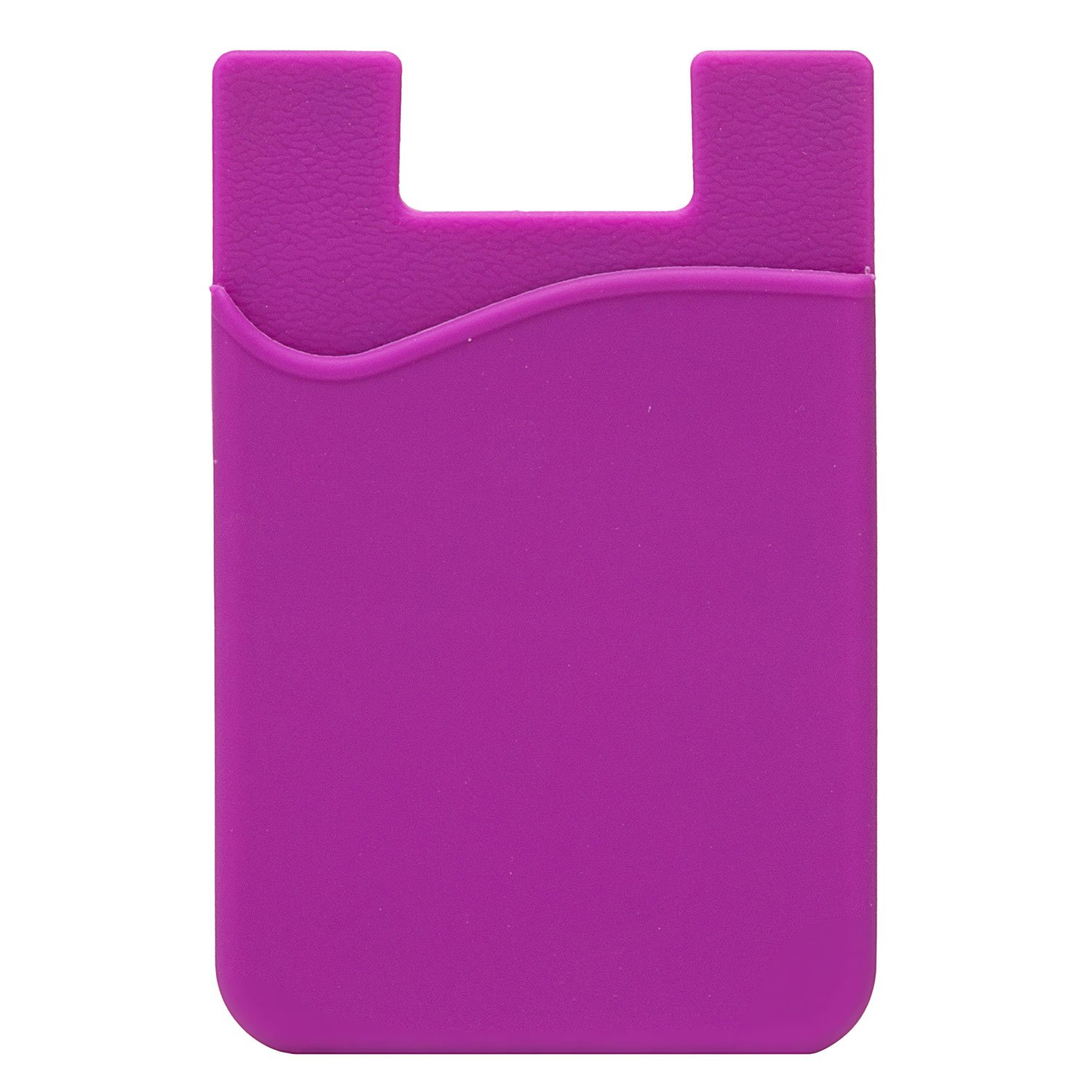 Картхолдер - футляр для карт на клеевой основе, фиолетовый 01