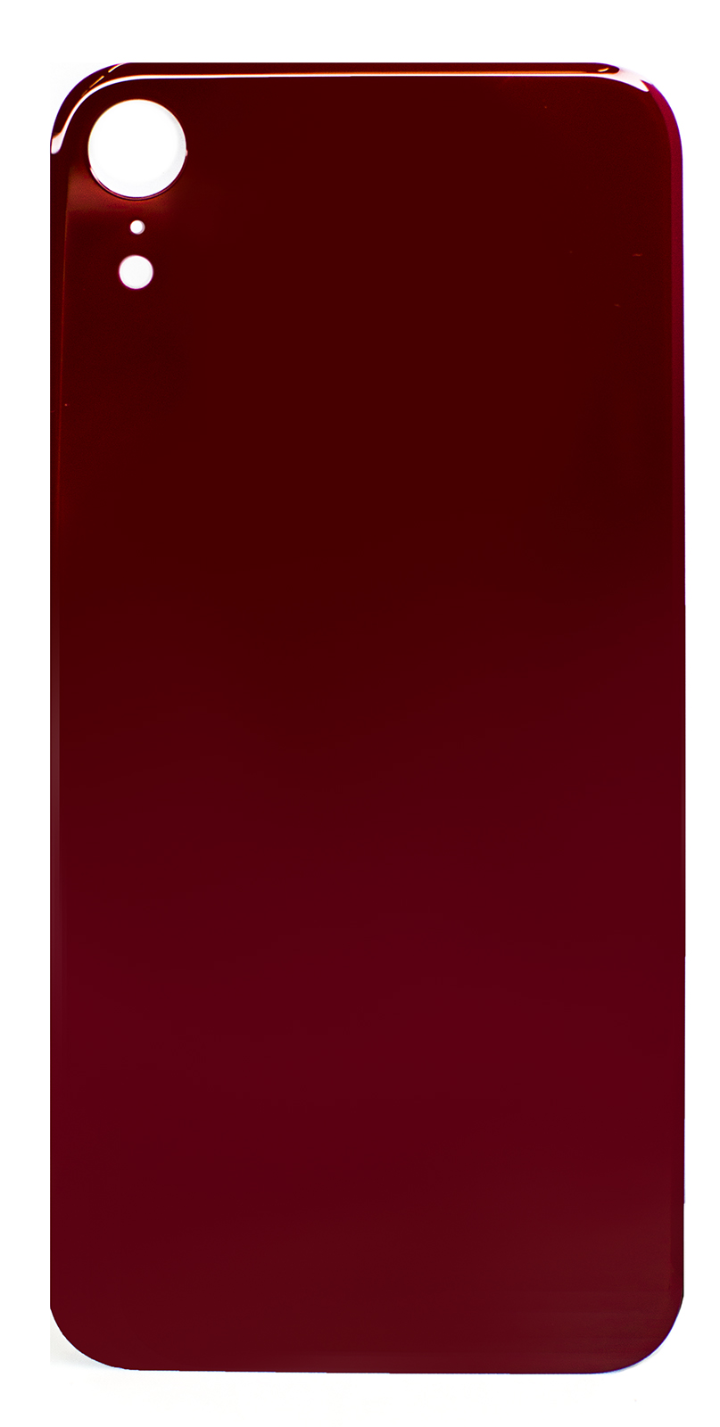 Задняя крышка iPhone XR стеклянная, легкая установка, красный (CE)