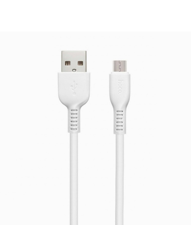 USB кабель micro USB HOCO X13 Easy (100см, 2,4A), белый