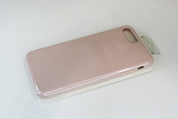 Чехол силиконовый гладкий Soft Touch iPhone 7 Plus/ 8 Plus, розовый песок №19
