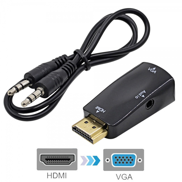 Видео переходник Орбита OT-AVW20 HDMI-VGA/ J3.5
