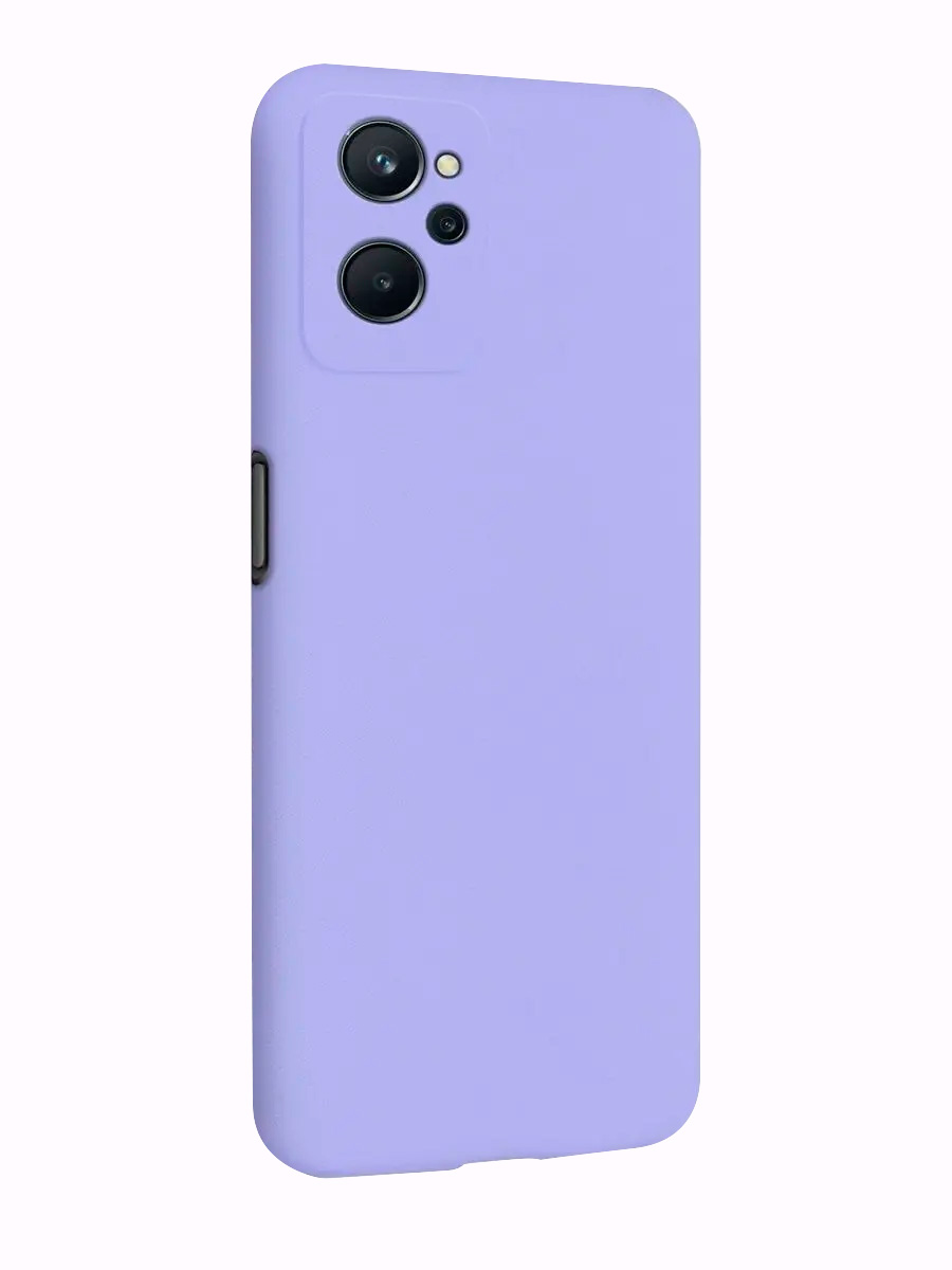 Чехол силиконовый гладкий Soft Touch Realme 9i 4G/ Oppo A96 4G, сиреневый