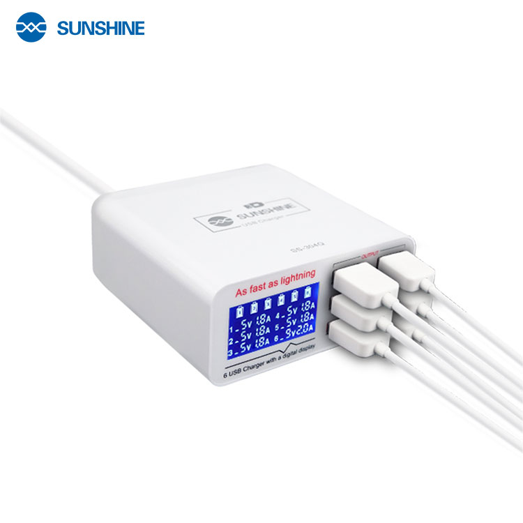 Источник питания SUNSHINE SS-304Q (6 портов USB)