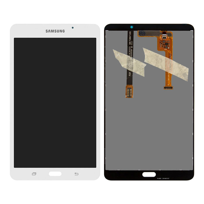 Дисплей Samsung T280 Galaxy TAB A 7" в сборе с тачскрином, Белый (Org)