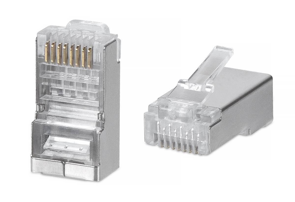 Коннектор RJ45 CAT5E металл (упаковка 100шт)