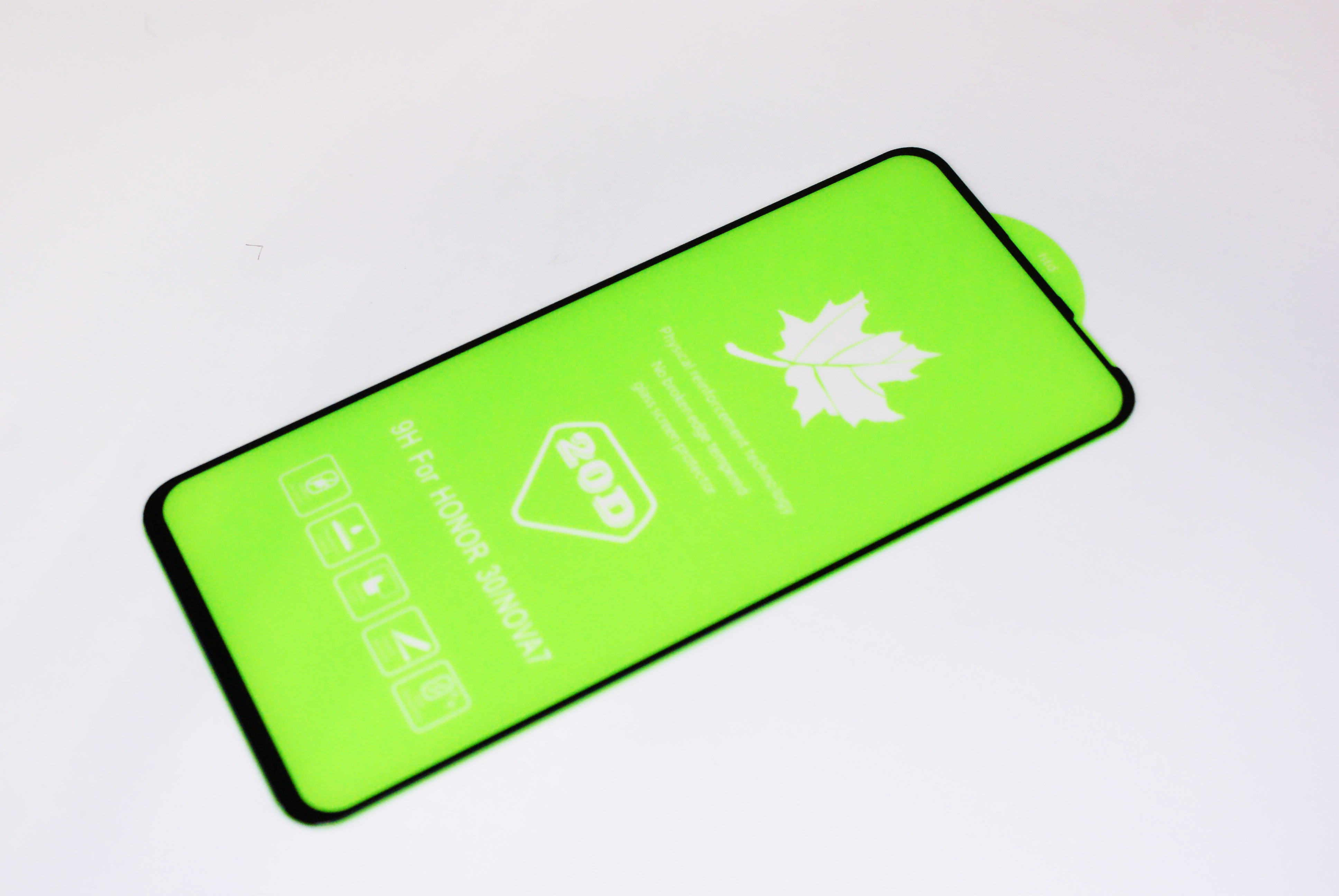 Защитное стекло Huawei Honor 30/ 30S/ Nova 6/ Nova 7 SE/ V30 11-20D, полное покрытие черное (упак)