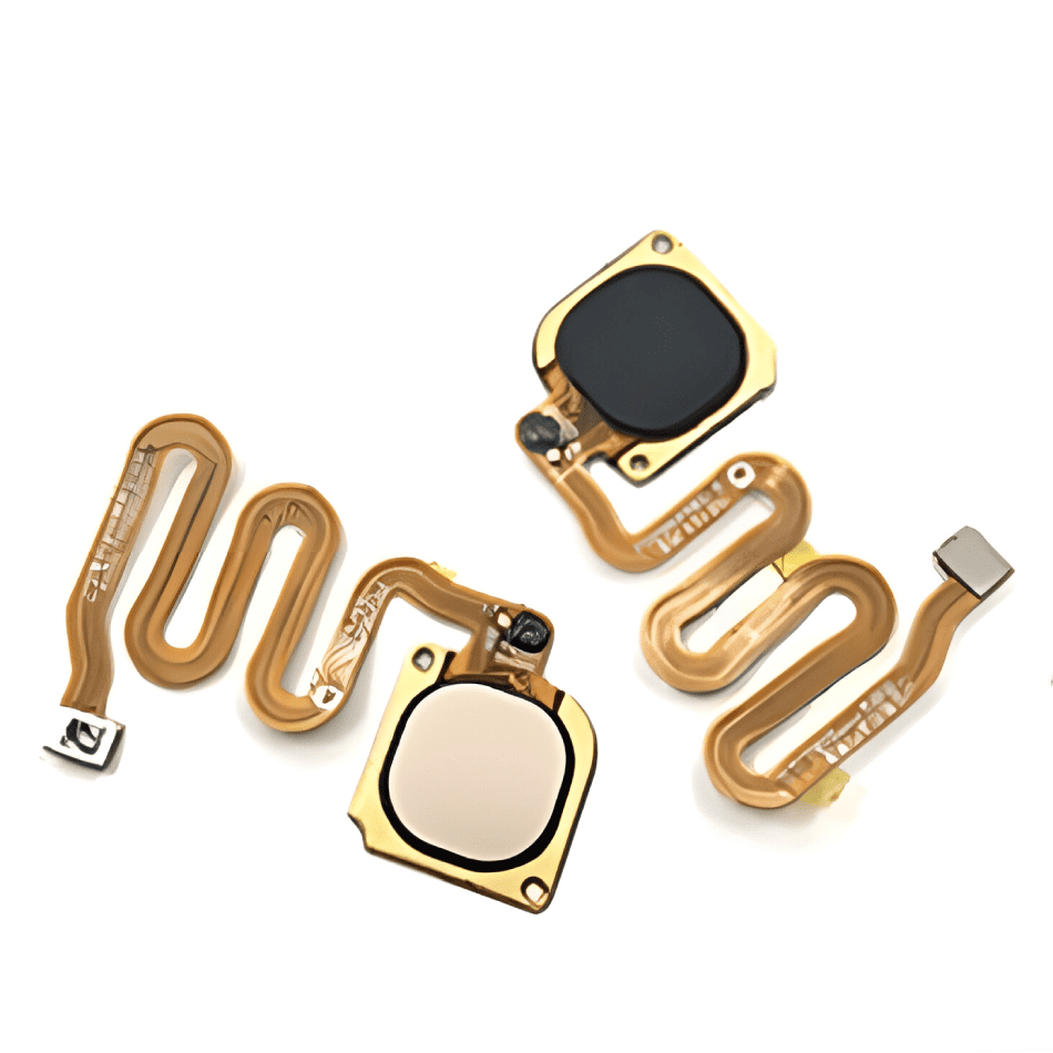 Шлейф Huawei Honor 6C Pro/ Honor V9 Play с кнопкой HOME в сборе, золото