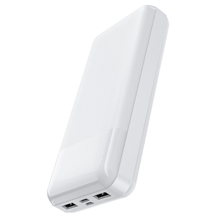 Внешний аккумулятор Power Bank 20000 mAh HOCO J72a Easy Travel, белый