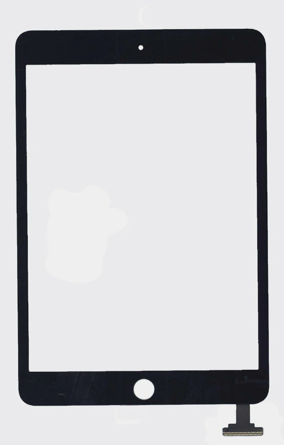 Тачскрин iPad Mini 3 с коннектором и скотчем (A1599/ A1600) Черный