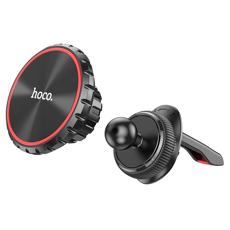 Держатель автомобильный HOCO CA97 City air outlet magnetic в решетку воздуховода, черный