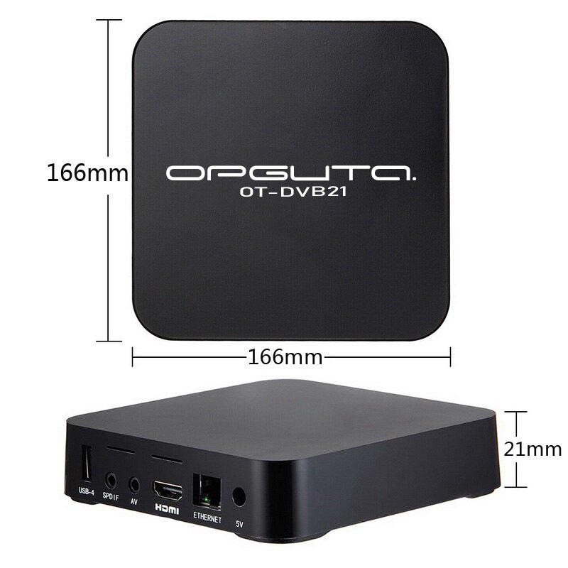 Медиа плеер DVB21 (Cortex A7, Android10.1, 1Гб, Flash 8ГБ, Wi-Fi) черный