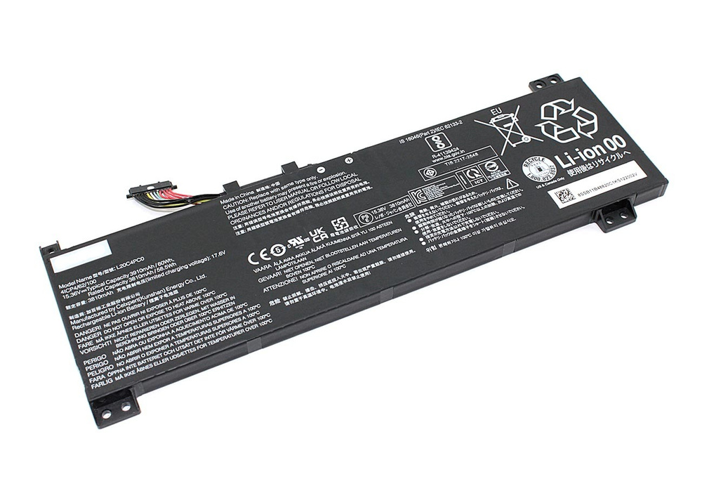 АКБ L20M4PC0 для ноутбукa Lenovo Legion 5-15ACH6H 15.36V 3910mAh (Org)