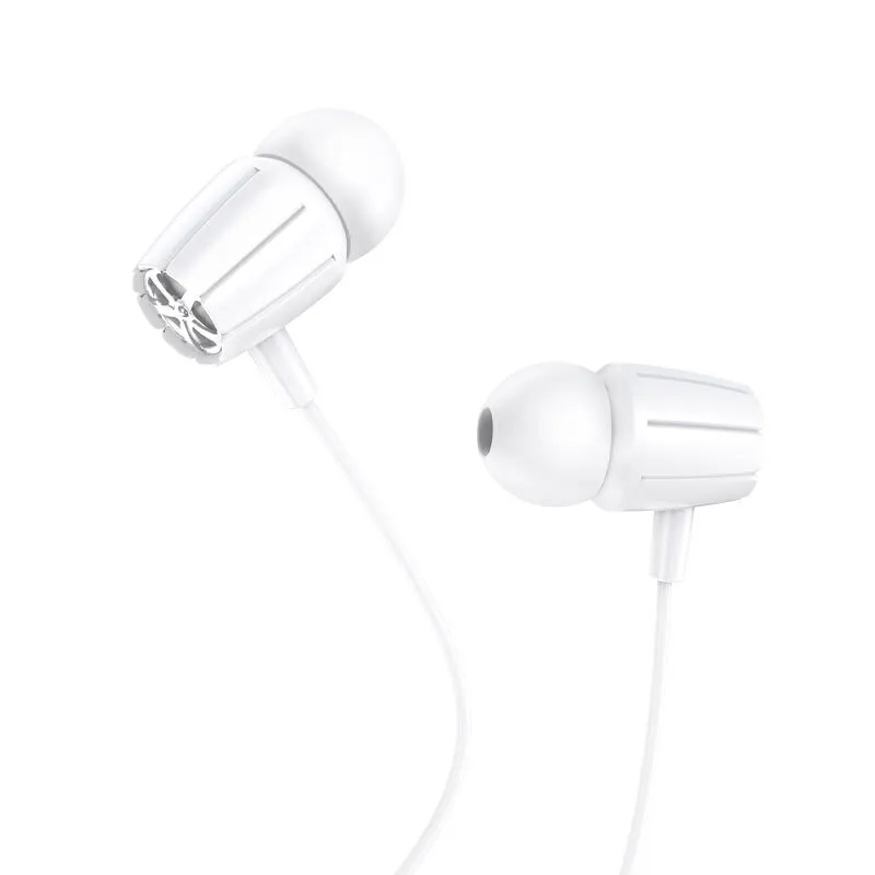 Наушники HOCO M88 Graceful universal earphones with mic., белые