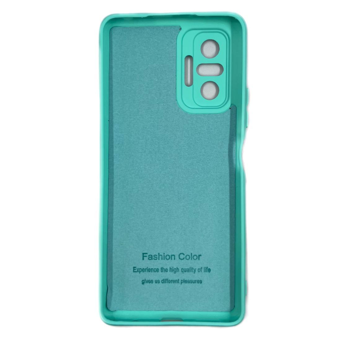 Чехол силиконовый гладкий Soft Touch Xiaomi Redmi Note 10 Pro, зеленый