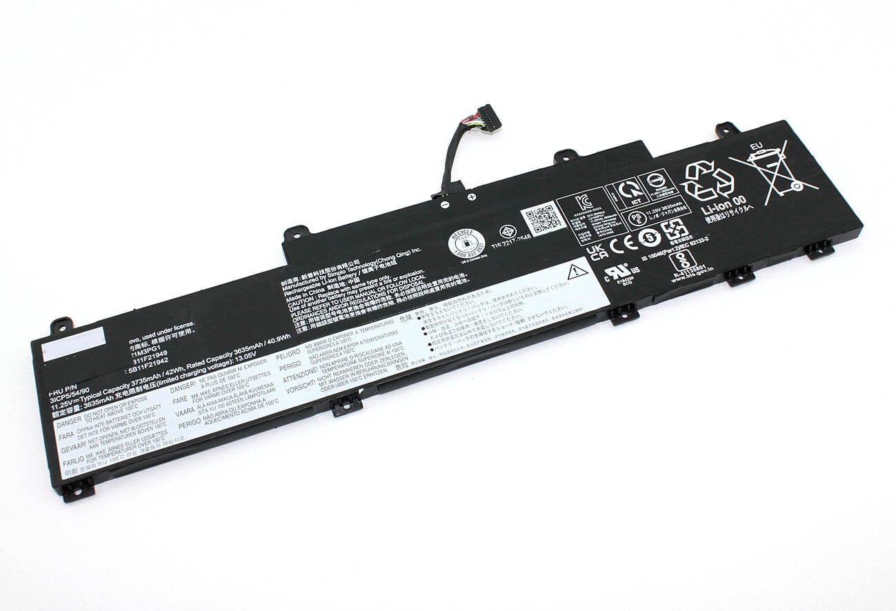АКБ для ноутбука Lenovo L14 gen 3 (L21L3PG1) 11.25V 42Wh (Org)