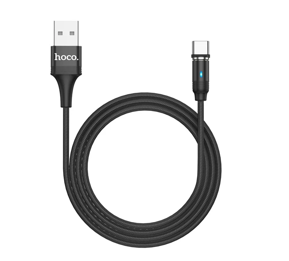 USB кабель Type-C HOCO U76 Fresh Magnetic (120см. 2.0A), черный