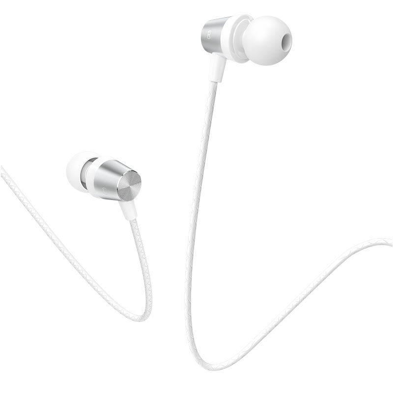 Наушники HOCO M79 Cresta universal earphones with mic. белые