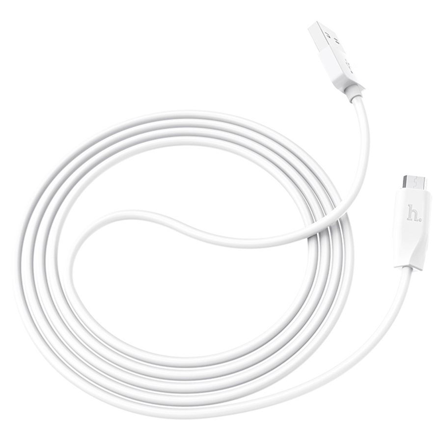 USB кабель micro USB HOCO X1 Rapid (200см. 2.1A), белый