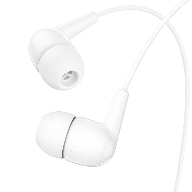Наушники HOCO M97 Enjoy universal earphones with mic., белые
